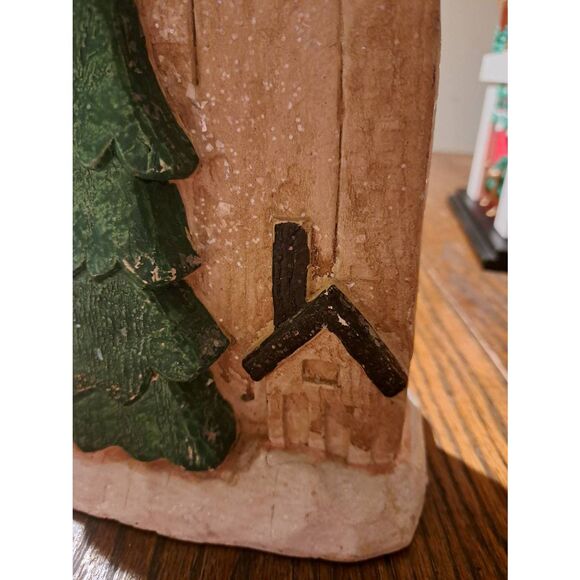 2015 Heartland Holiday Santa Figurine Statue Rustic Farmhouse Christmas Decor - Picture 8 of 9